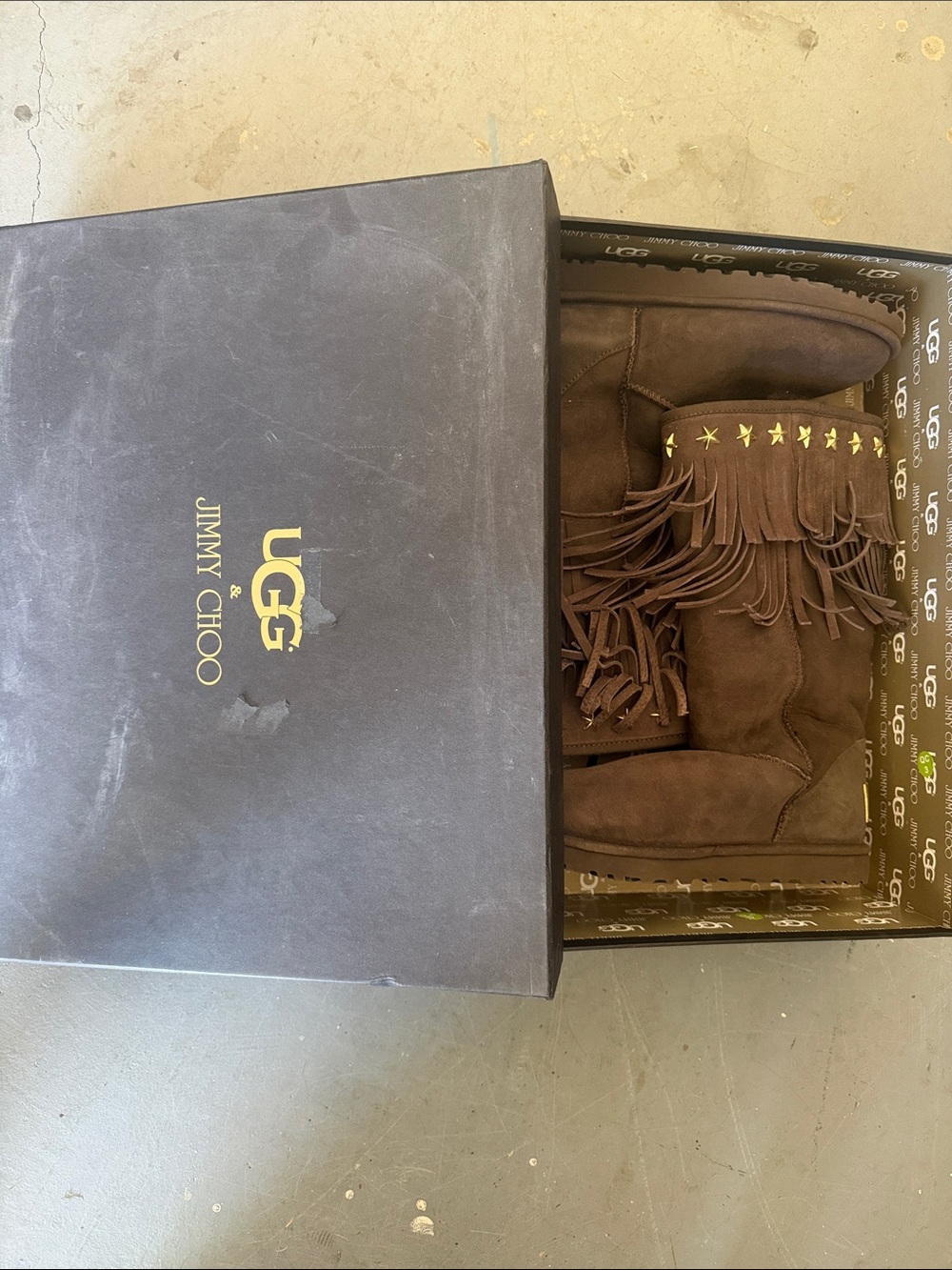 UGG x Jimmy Choo Boots